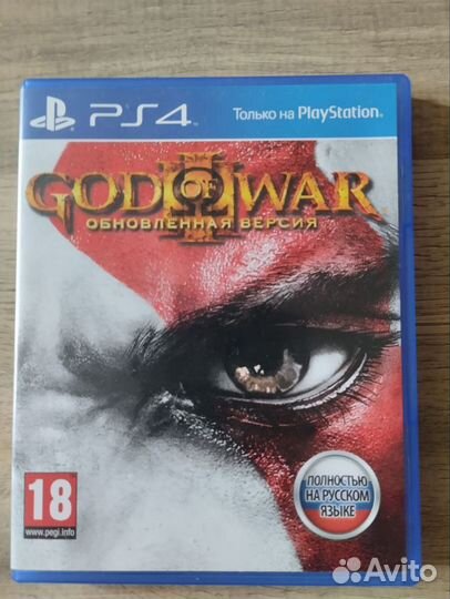 Диски с играми на ps4 GOD of WAR