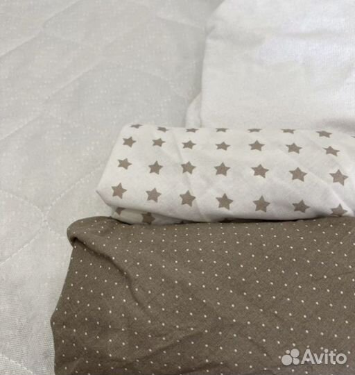 Детский круглый матрас + комплект