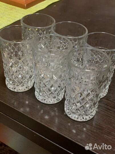 Хрустальные фужеры и рюмки Мальцовские