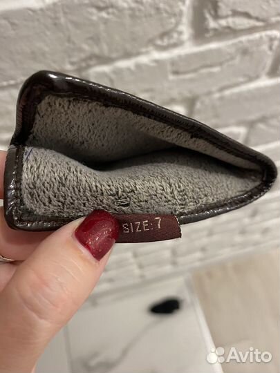 Перчатки женские кожаные размер 7