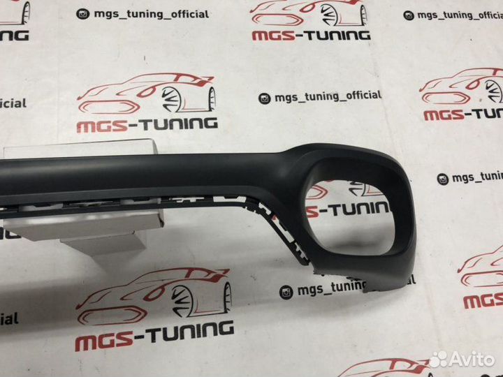 Диффузор бампера под насадки 5.0 BMW X6 f16