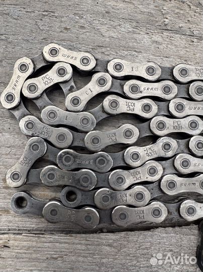 Цепь велосипедная Sram PC1031 на 10 скоростей бу