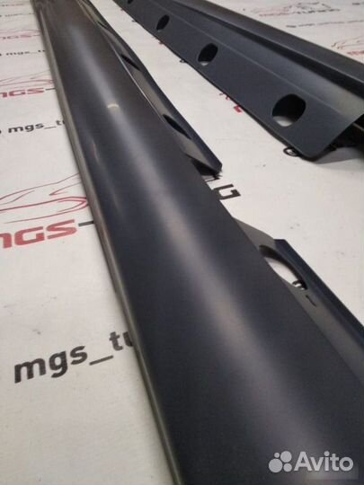 Пороги на Mercedes Benz s-class amg стиль long 221