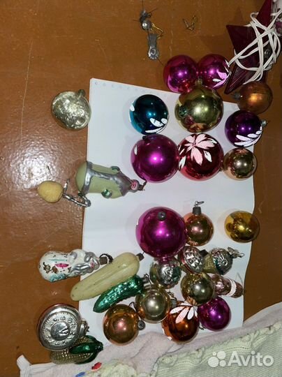 Елочные игрушки СССР