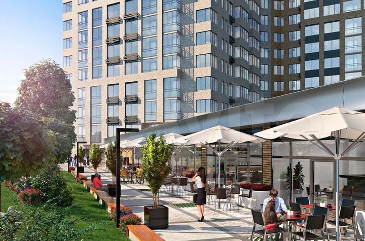 2-к. квартира, 77,3 м², 8/17 эт.