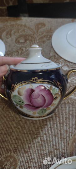 Чайные пары, сахарница. СССР