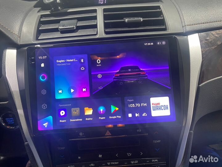 Магнитола на Android Toyota Camry 55