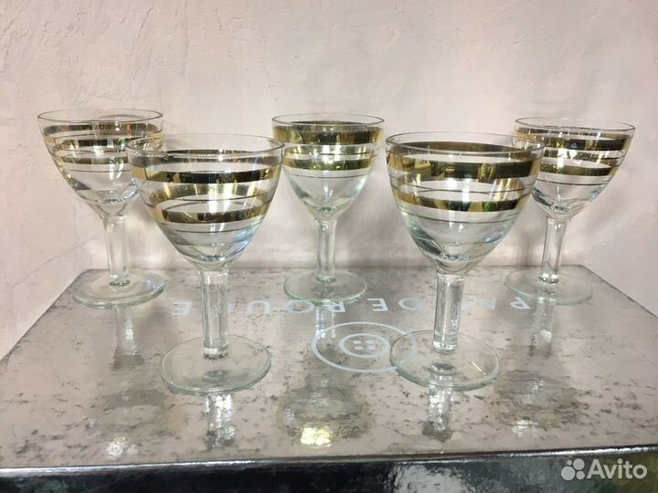 Фужеры, рюмки из стекла и хрусталя