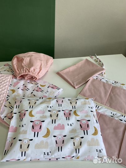 Комплект постельного белья для новорожденных