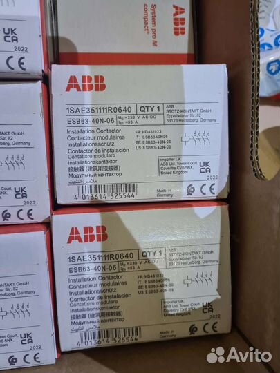 ABB Модульные контакторы ESB