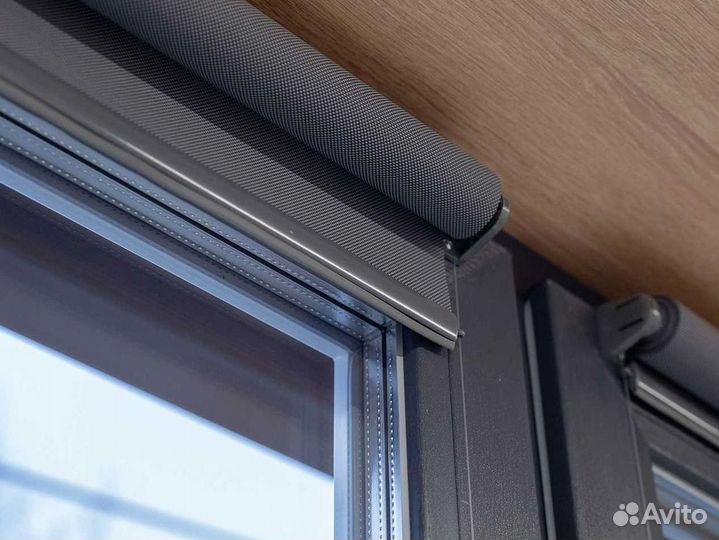 Рулонные шторы мини полупрозрачные 60*160