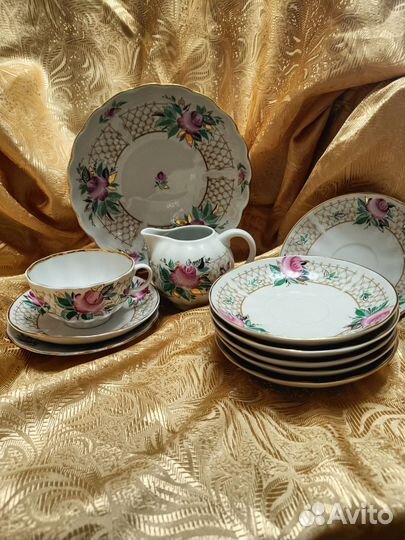 Чайный набор лфз, винтаж