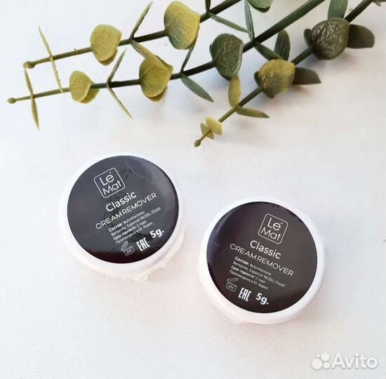 Ремувер для снятия ресниц кремовый Le mat