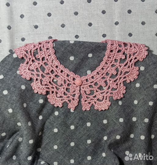 Воротник вязаный