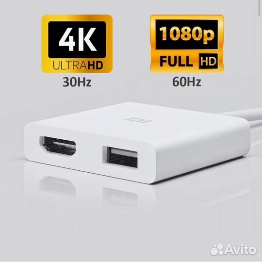 Переходник Xiaomi TypeC USB hdmi xmzjqch2TM