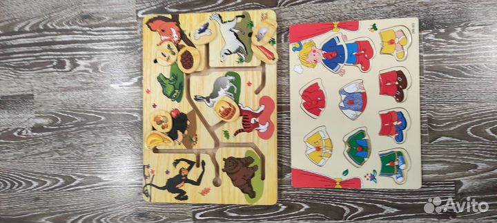 Пазл (сортер) деревянный