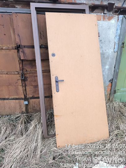 Дверь входная железная бу