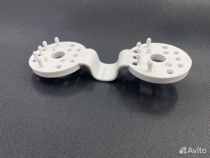 Клипса люверс белая для сетки затеняющей