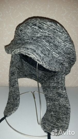 Шапка женская меланж серый р.58-60