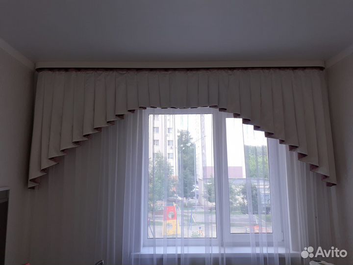 Ламбрекен + покрывало