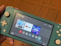 Nintendo switch lite + игры мк1, мк 11
