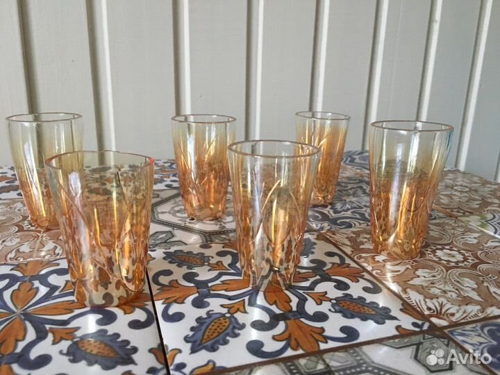 Фужеры, рюмки из стекла и хрусталя