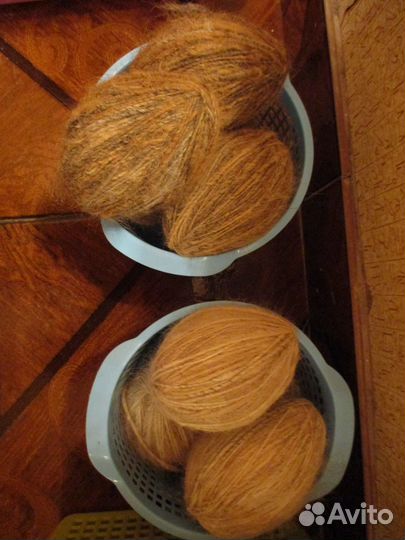 Нить из собачьей шерсти