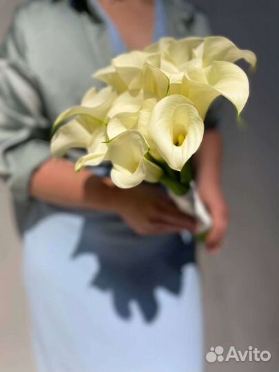 Свадебный букет из калл