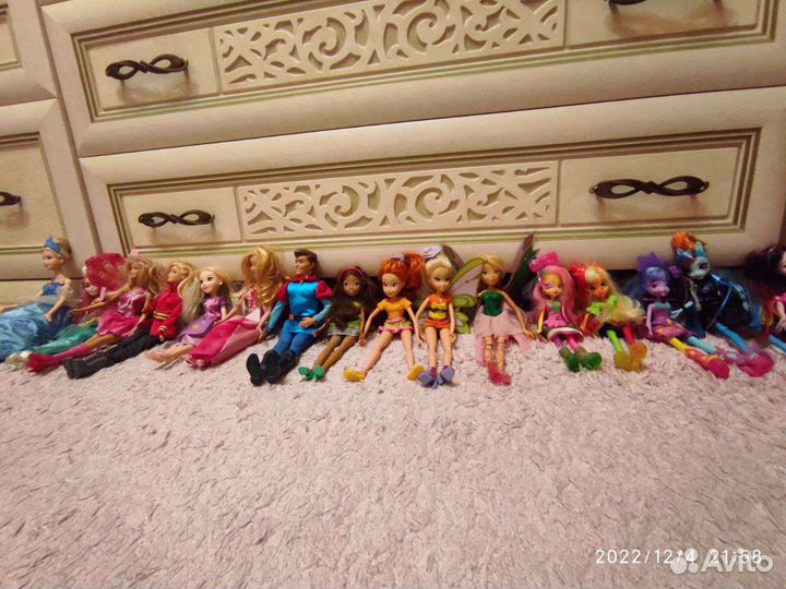 Куклы оригинал, Винкс, Дисней, пони