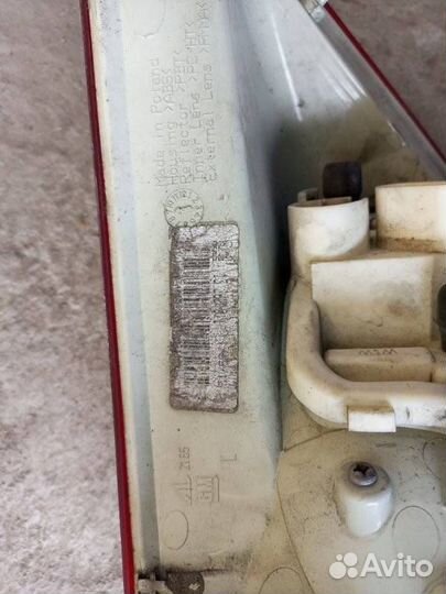 Фонарь задний левый Opel Astra 1222087 J