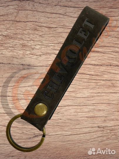 Брелок для ключей люверс -Темно-Коричневый 