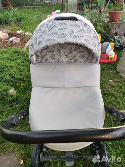 Коляска 2 в 1 indigo эко кожа