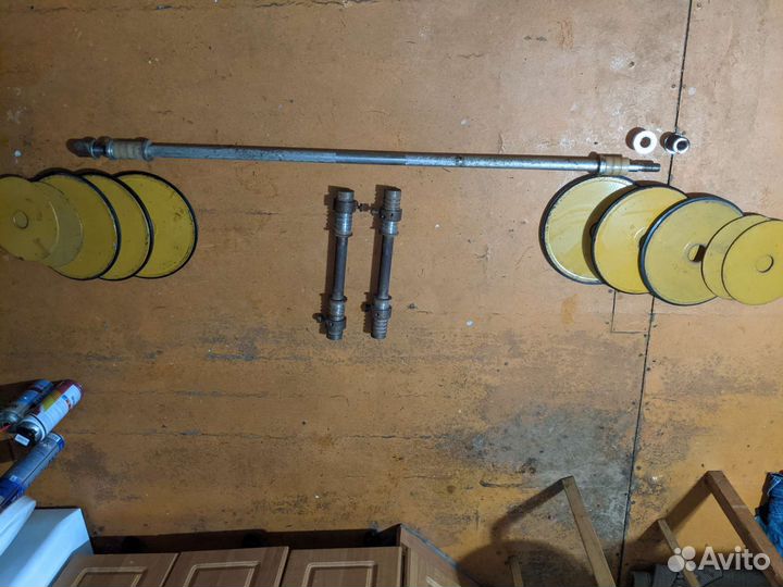 Набор штанга и гантели