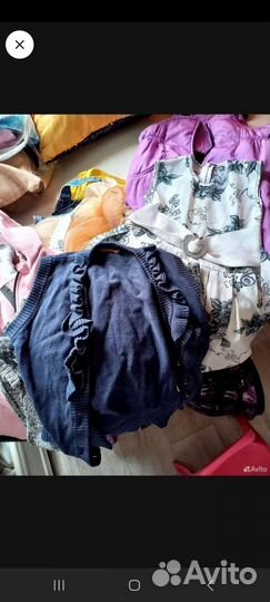 Детские вещи пакетом на девочку 6-7 лет