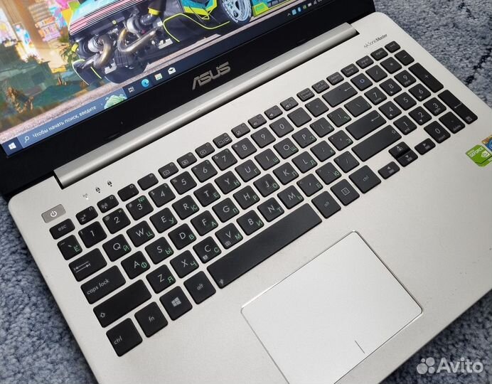 Игровой ноутбук Asus i5/6/GT740M/SSD