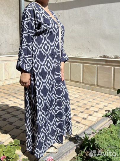 Узбекский халат из 100 хлопка. Абайя чапан