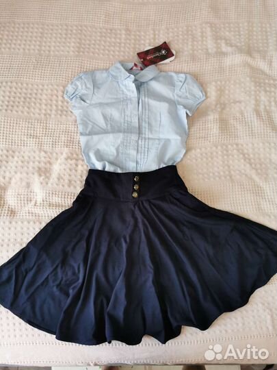 Пакет вещей для школы тёмно-синий 134