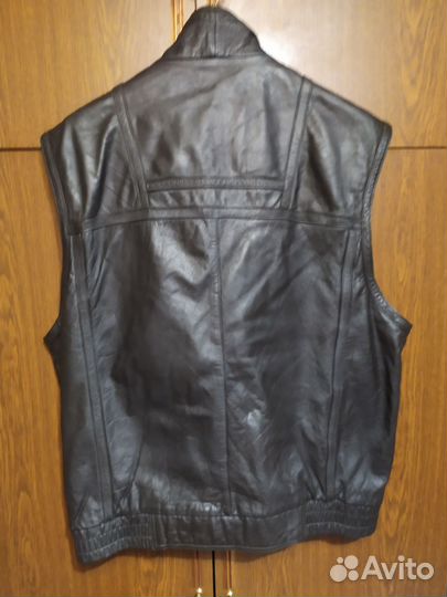 Жилет кожаный Enrico Gorlani, р-р 54-56