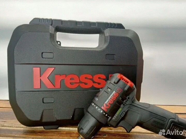 Шуруповерт ударный kress 12В 40Нм