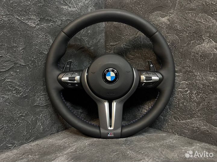 Рули BMW F серии. Строчка, подогрев, карбон Арт М139166958