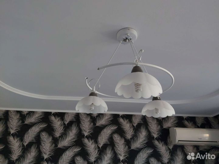 Люстра потолочная бу
