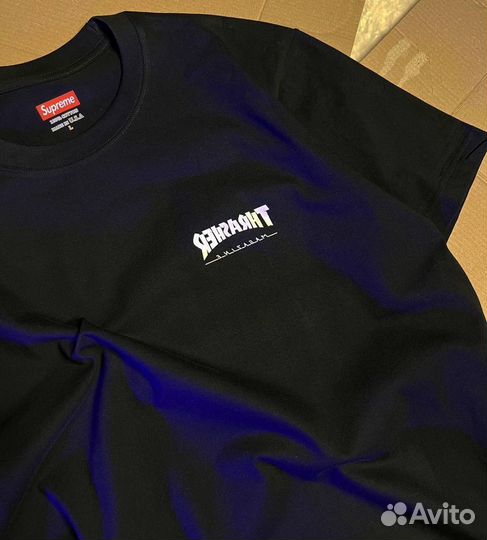 Футболка supreme x thrasher