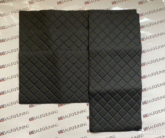 Вставки в дверные карты (ромб синяя строчка)