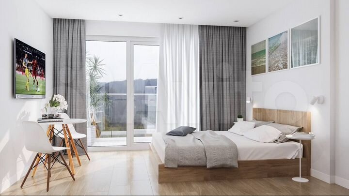 Квартира-студия, 44,8 м² (Грузия)