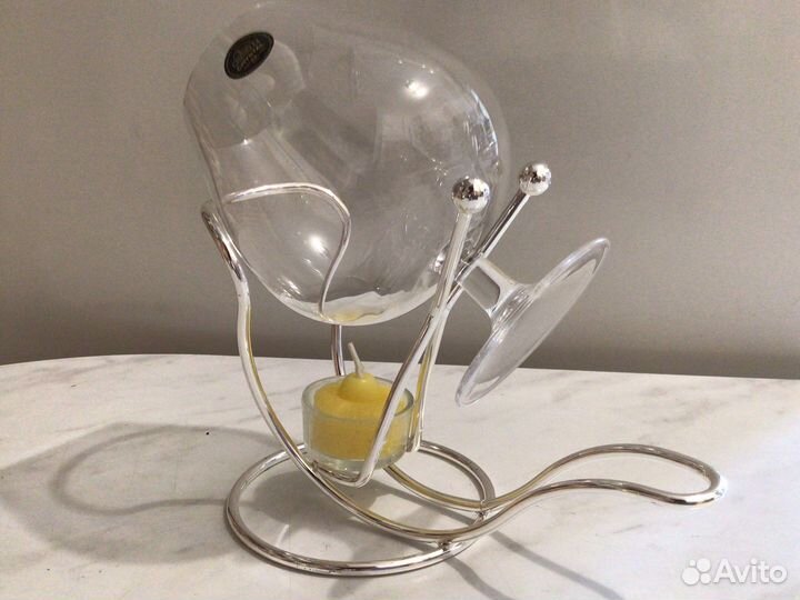 Фужер с греющей свечой.Италия