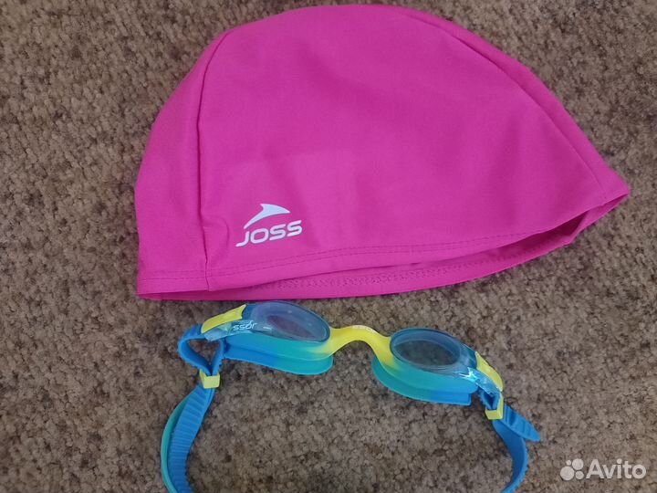 Очки для плавания + шапочка