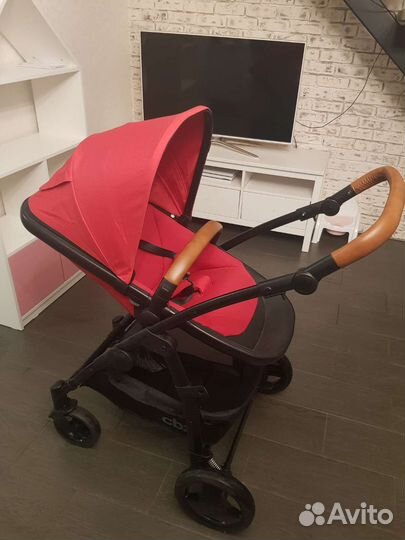 Коляска 3 в 1 CBX Leotie Lux Crunchy Red