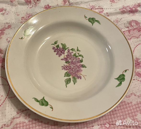 Остатки сервиза Сирень. Дулево