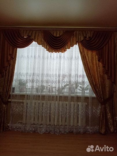 Шторы с ламбрекеном тюль