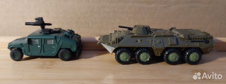 Игрушки - военная техника: автомобили, танки 1/87